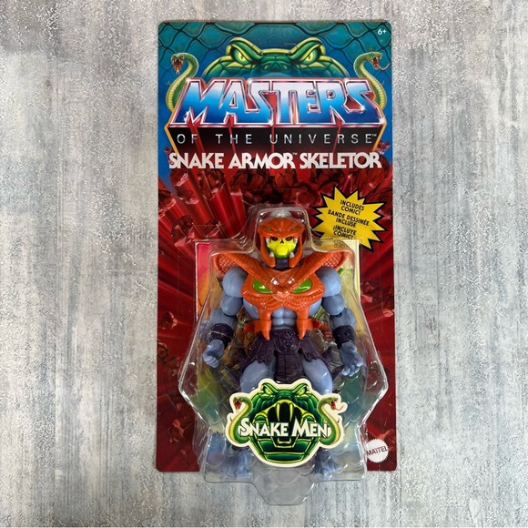 Masters Of The Universe Origins Snake Armor Skeletor Mattel MOTU 2022 - Picture 1 of 11